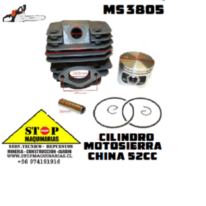 CILINDRO COMPLETO  MOTOSIERRA CHINA 52 CC