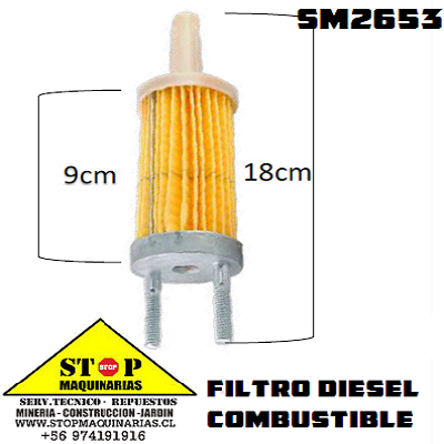 FILTRO DE COMBUSTIBLE DIESEL