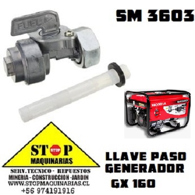 LLAVE DE PASO GENERADOR  GX 160