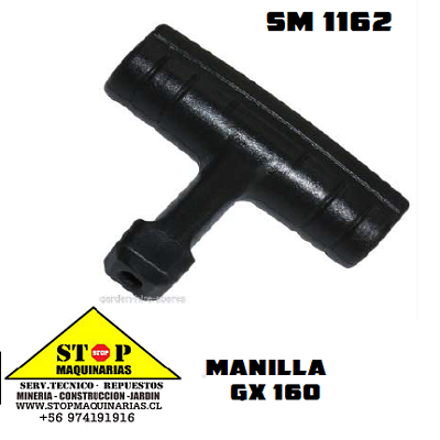MANILLA DE GENERADOR MOTOR GX 160