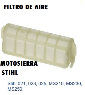 MOTOSIERRA STIHL Stihl 021,023,025, MS210, MS230, MS250