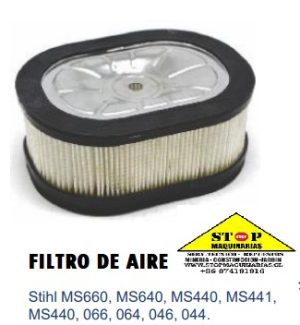 WhatsApp Image 2022-02-28 at 21.56.10 FILTRO DE AIRE Stihl MS640, MS640, MS440, MS441, MS440, 066, 064, 046, 044.