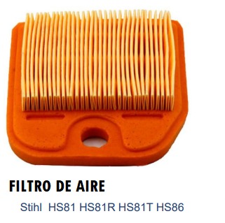 FILTRO DE AIRE Stihl HS81 HS81R HS81T HS86