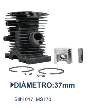 CILINDRO PISTON MOTOSIERRA MS170