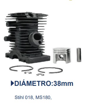 CILINDRO PISTON MOTOSIERRA MS180