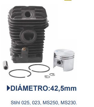 CILINDRO PISTON MOTOSIERRA MS250