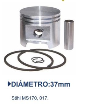 KIT PISTON ANILLOS MOTOSIERRA MS170