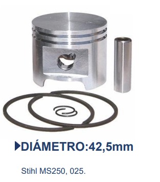 KIT PISTONANILLOS MOTOSIERRA MS250