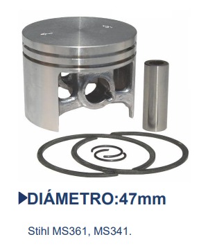 KIT PISTON ANILLOS MOTOSIERRA MS 361