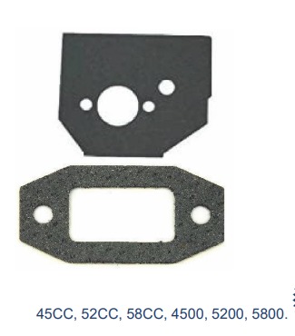 KIT EMPAQUETADURA MOTOSIERRA CHINA 4500 5200 5800