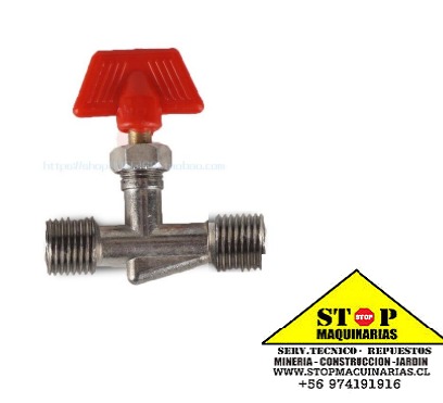 llave de paso aire de compresor doble