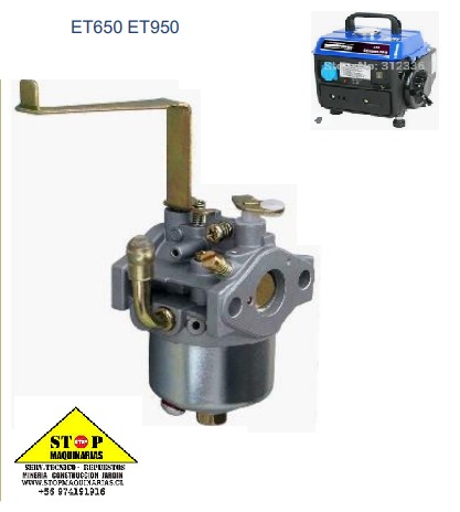CARBURADOR GENERADOR ET95
