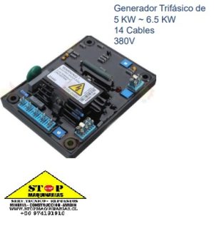 AVR TRIFASICA 5KWA-7KWA 14 CABLES 380 VOL