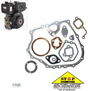 KIT EMPAQUETADURA MOTOR DIESEL 170F