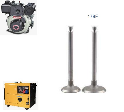 VALVULA ADMISION Y ESCAPE MOTOR 178F