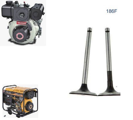 VALVULA ADMISION Y ESCAPE MOTOR 186F