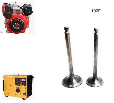 VALVULA ADMISION Y ESCAPE MOTOR 192F