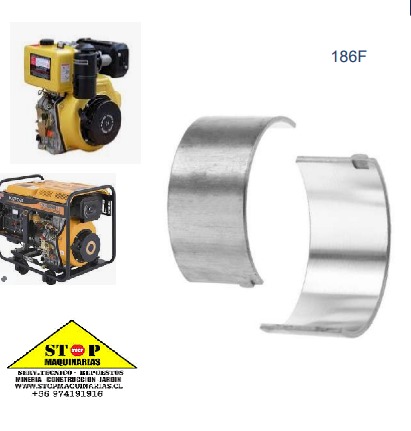 METALES DE BIELA MOTOR 186F STD