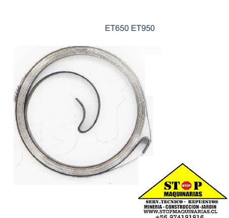 RESORTE DE PARTIDA GENERADOR ET950