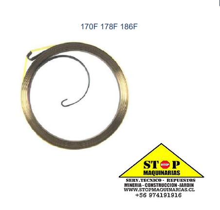 RESORTE DE PARTIDA MOTOR 186F DIESEL